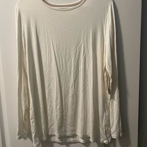 NWT cream long sleeve